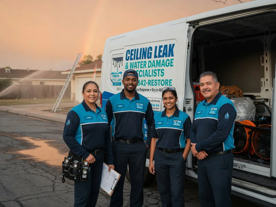 Ceiling Leak Cleanup company in Union City, OH
